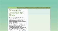 Desktop Screenshot of greenvillespa.com