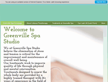 Tablet Screenshot of greenvillespa.com